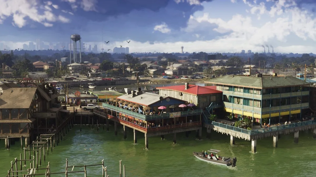 Official GTA VI screenshot of the Leonida Grassrivers wetlands, home to the game's wildlife