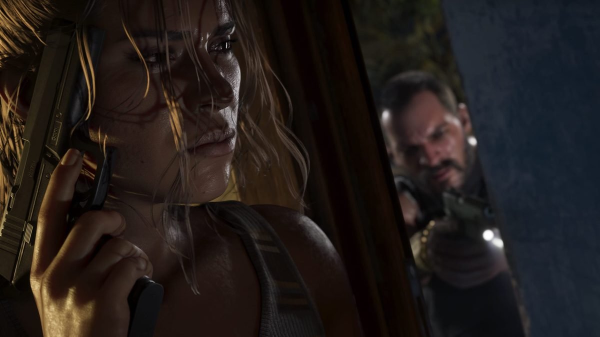 Lucia in a story moment, official GTA 6 screenshot