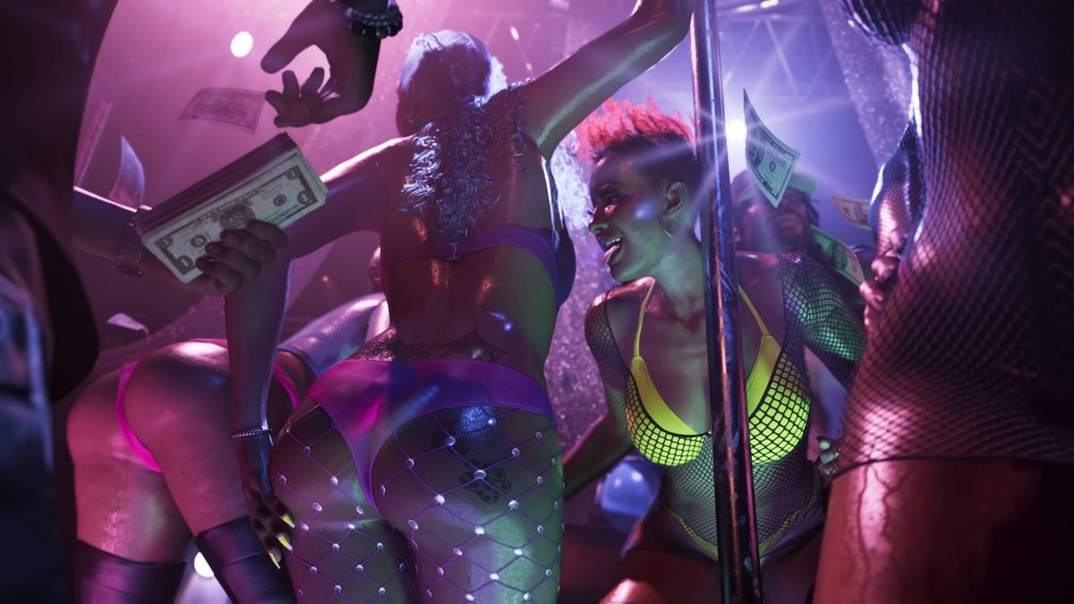 Street scene in Vice City, Leonida — official GTA 6 screenshot